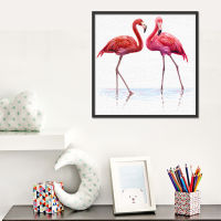 แฟชั่น Flamingo Frameless ภาพวาด Study Room Office Wall แขวน DecorationWatercolor Flamingo Living ภาพวาดตกแต่งห้องเด็กห้องแขวนภาพวาดห้องนอนกรอบรูปภาพวาด Core 76126