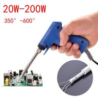 เครื่องเชื่อมเหล็กพลังงานสูง220V 20W-200W แบบมืออาชีพปืนเชื่อมไฟฟ้าแบบร้อนเร็วปรับเครื่องเชื่อมเหล็กได้