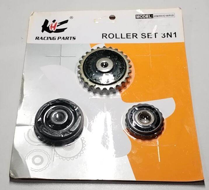 Motorcycle Cam Chain Guide and Roller 3in1 set for xrm/wave100/rusi