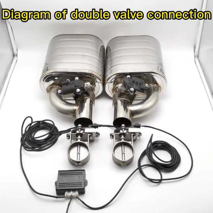 JUEMAI Car Exhaust System Modified Universal Remote Control Switch