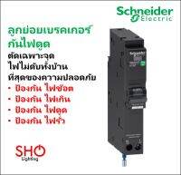 Schneider ลูกย่อย เบรคเกอร์ กันดูด กันไฟดูด หางหนู RCBO 1P QOvs เบรกเกอร์ สแควร์ดี SquareD