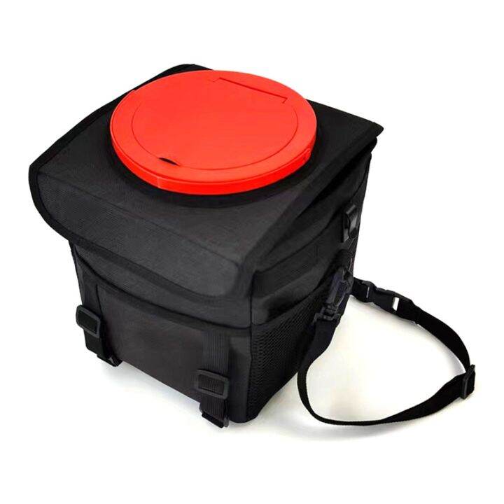 Portable Foldable Car Trash Can Waterproof Trash Bin Multifunction Car