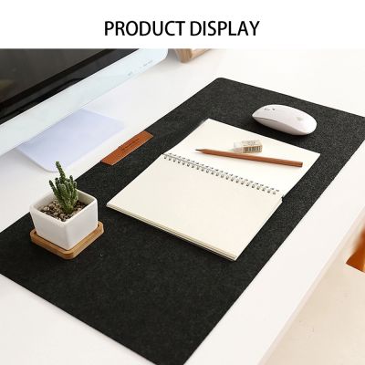 【YF】 Easy Edition Extra Large Mouse Mat Natural Felt Non Slip Anti Friction Brand New Office Table Rubber