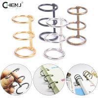 2Pcs Metal Loose Leaf Book Binder 3 Rings For Notebook Album Scrapbook Clips DIY Three-ring Buckle Three-hole Calendar Ring