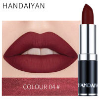 HANDAIYAN ลิปสติกสีด้าน12สี,ลิปเนื้อแมทสีติดทนนานกันน้ำลิปแมทลิปเนื้อแมตต์ (9 #)