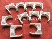 free shipping  40mm Plastic PPR Single U Clamp Holder Hot Cold Water Pipe Tube Pipe Fittings Accessories