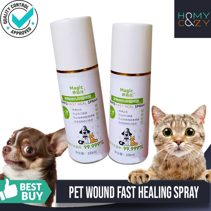 Pet wound Rapid Fast Heal Spray Inhibit bacterial infection of pet ...