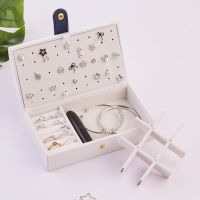 Travel Portable Jewelry Box Organizer for Necklace Bracelet Solid Color