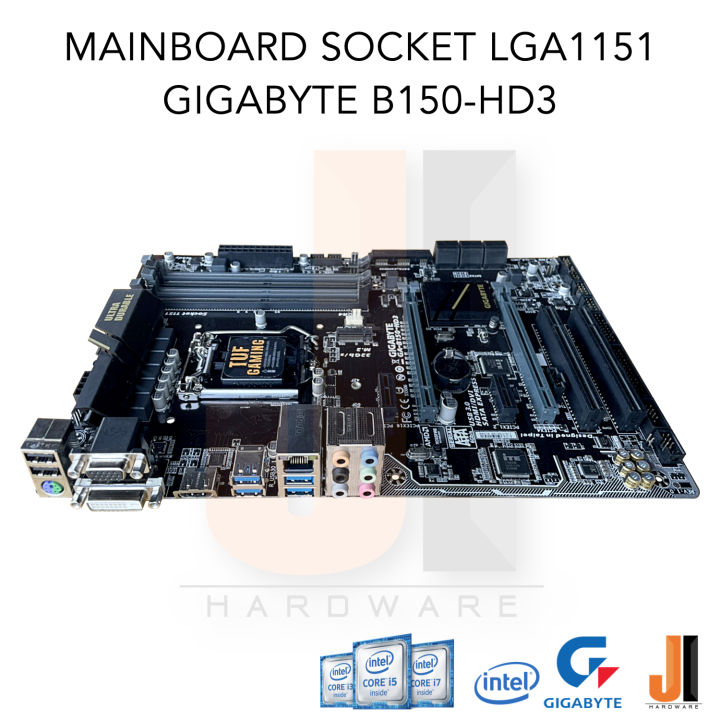 mainboard-gigabyte-b150-hd3-lga1151-รองรับ-core-i-gen-6xxx-และ-gen-7xxx-มือสองสภาพดีมีการรับประกัน