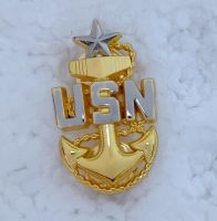 tomwang2012.U.S. NAVY CAP PINS BADGE INSIGNIA DEVICE: E8 CHIEF PETTY OFFICER: SENIOR