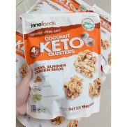 BÁNH SNACK DỪA SẤY COCONUT KETO CLUSTERS