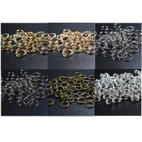 【YF】 Rings para Fabricação de Jóias Loops Split Rings Conectores DIY Achados Acessórios 4mm 5mm 6mm 8mm 10mm 12mm 50-200 PCes