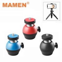 MAMEN 1/4 inch Screw Mini Metal Tripod Head Universal Ball Head with 1/4 inch Thread Hole Mount for Tripod Camera Flash Light