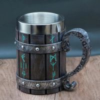 hotx【DT】 Beer Mugs Cups Iron Throne Tankard Resin Wine Glass Mug Bar Decoration