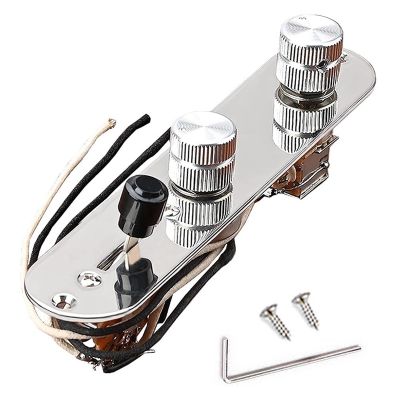 Prewired Guitar Control Plate Assembly Loaded 3-Way Blade Switch Push Pull Potentiometer Excellent CTS Pot Speed Knobs Guitar Bass Accessories