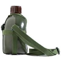 Hot Selling Aluminum Military Army Flask Wine Water Bottle Cooking Cup With Shoulder Strap Hiking Kettle Outdoor Tools 2L/3L