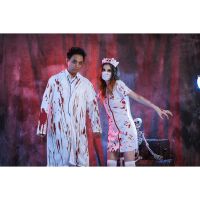 ▣ ชุดหมอ ชุดพยาบาล ชุดเปื้อนเลือด ชุดฮาโลวีน ชุดผีหมอ ชุดผีพยาบาล Halloween Doctor Nurse Blood Costume Cosplay Scary