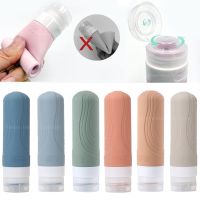 1Pcs Refillable Bottles Silicone Dispenser Bottle Refill Shampoo Shower Gel Cosmetics Containers