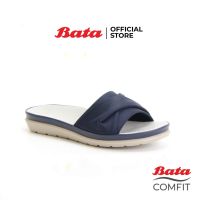 Bata COMFIT รองเท้าเพื่อสุขภาพ Comfortwithstyle รองเท้าแตะ รองเท้าส้นแบน เปิดส้น รองเท้าแตะแบบสวม สำหรับผู้หญิง สีน้ำเงิน รหัส 6619752