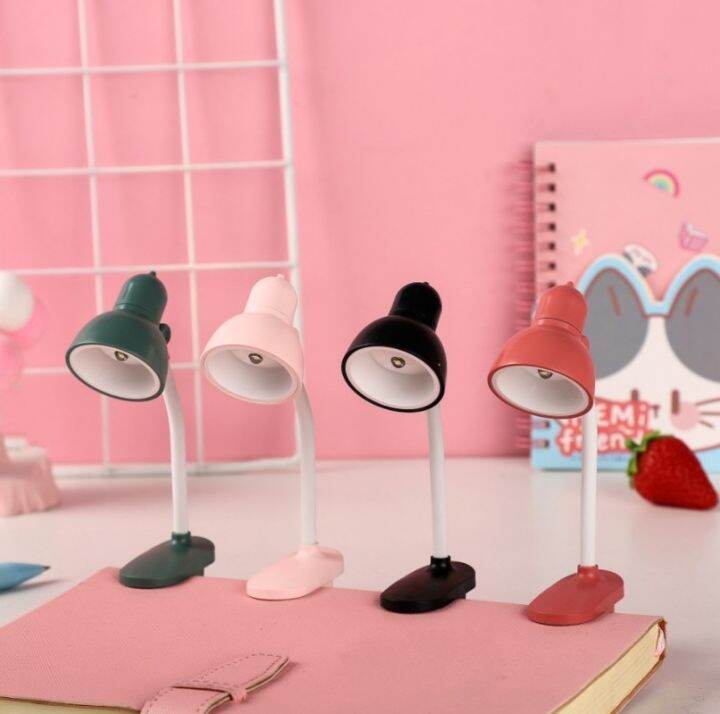 Small Bookshelf Night Light Desk Lamp LED Battery Powered Reading Desk