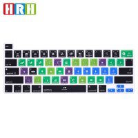 【Xiaohongs keyboard film 】  HRH Final Cut Pro X ลัด Hotkey ผิวแป้นพิมพ์สำหรับ MacBook Pro Pro 16 2019 A2141 M1ชิป A2338/A2251/A2289 2020