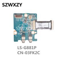 SZWXZY New Original For DELL Alienware Area 51m Audio Board With Cable DDQ70 LS-G881P CN-03FK2C 03FK2C 3FK2C 100 Tested