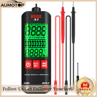 【MotorrTop】BSIDE A1 Mini Multimeter LCD Digital Tester เครื่องตรวจจับแรงดันไฟฟ้า2000นับ Dc/ac แรงดันไฟฟ้าความถี่ความต้านทาน NCV ความต่อเนื่อง Live Wire Neutral Wire ตรวจสอบ True RMS Meter