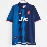 2022 2023 ล่าสุด เสื้อกีฬาแขนสั้น ลายทีมชาติฟุตบอล Arsenal away 1995 season AAA สไตล์วินเทจ ไซซ์ S-XXL