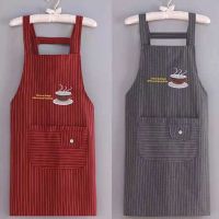 Apron antifouling cotton men and women fashion household kitchen cooking sleeveless sun back new corset overalls