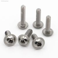 ❅ M2 M2.5 M3 M4 M5 M6 M8 ISO7380.2 304 Stainless Steel Hex Hexagon Socket Round Button Flange Head With Washer Collar Screw Bolt