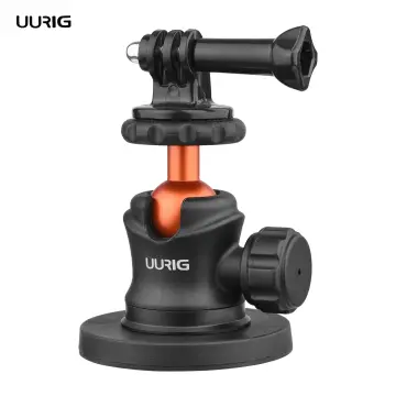 UURIG BH-15 Universal Body Camera Mount Magnetic Neck Holder Camera Mount  Replacement for Most Body Cam Stick to Clothes
