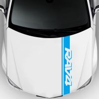 ’；【‘； 2021 Motorsport Fashionable Stripe Car Stickers Decoration DIY Car Cover Vinyl Graphics For Toyota Rav4 DIY Decor Accessories