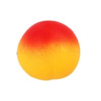 3In Hand Toy Squeeze Peach Sensory Fidget Novelty Gift for ADD OCD Stress Release Realistic Fruits for Photostudio Props