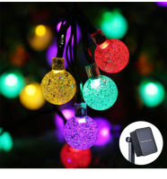 Outdoor Solar Light LED Globe Light Bulb Solar Garland LED Solar Lamp LED Party Light Chirstmas Tree for Garden Decoration