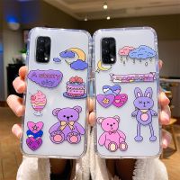 เคสสำหรับ Redmi Note 12 Pro Plus 12S 11S 10 9 8 7 Redmi 12C 12 10C 9T 9 9A 9C 8A 7A เค้กหมีกระต่ายนิ่มฝาหลังเคส