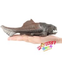 Monkey Toys - โมเดลสัตว์ Ancient Fish ปลาโบราณ เทาแดง ขนาด 20.50 CM (จากหาดใหญ่)