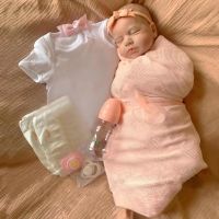 hot！【DT】⊙  48cm LouLou Bebe Reborn Lifelike Real Dolls Limited Edition Sleeping Newborn Soft Cuddly