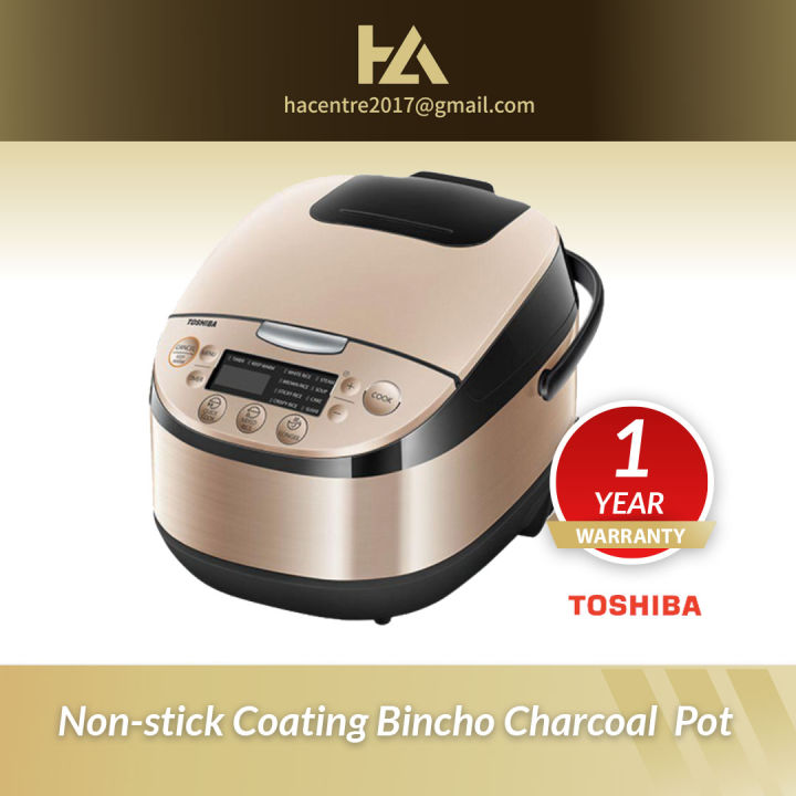 1.8L] Toshiba Bincho Charcoal Series Digital Rice Cooker RC18DR1NMY