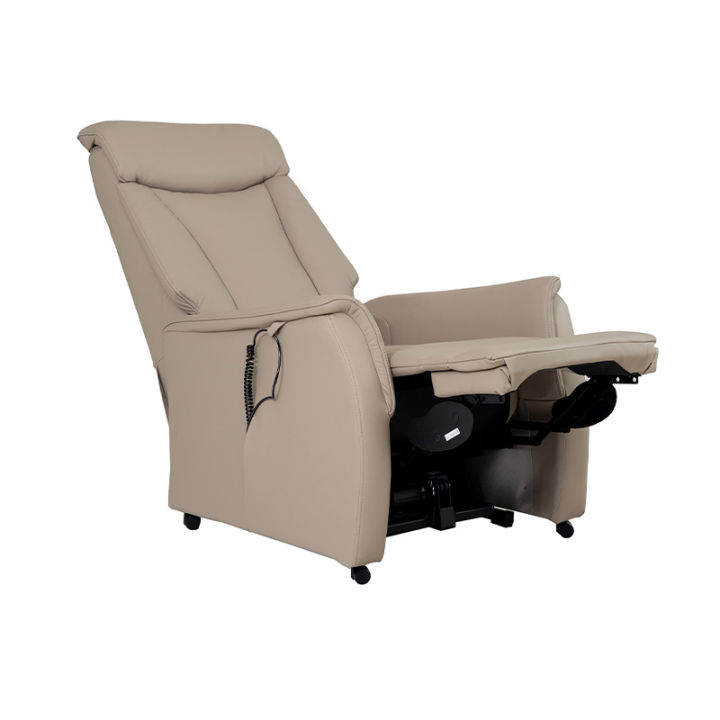 modernform-recliner-รุ่น-chilton-เก้าอี้ปรับนอน-หนังแท้-สีเทา