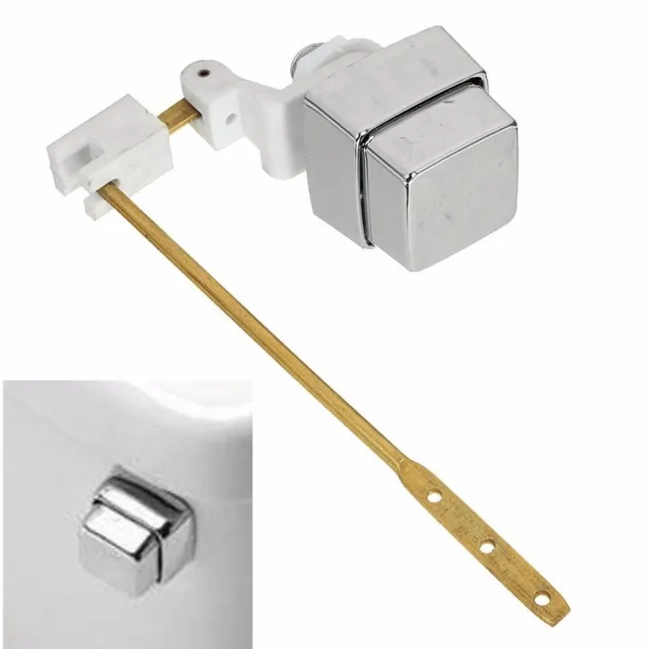 Side Mount Master Plumber Toilet Tank Lever Flush Handle Brass Arm Push