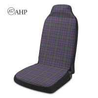 Ready Stock Car Single Driver Seat Cover Plaid Pattern Wear-resistant Protective Seat Cover Interior Accessories