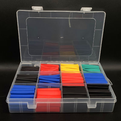 【CW】328Pcs Heat Shrink Tube Tubing Insulation Shrinkable Tube Assortment Electronic Polyolefin Wire Cable Sleeve Kit