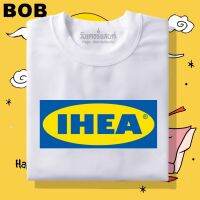 BOB เสื้อยืด IHEA 100% ผ้านุ่ม สกรีนคมชัด มีครบไซส์ อก oversize SML2XL3XL