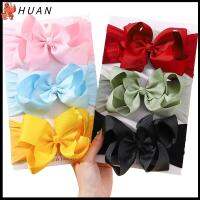 HUAN ไนลอนทำจากไนลอน ชุดคลุมศีรษะทารก สีทึบทึบ ริบบิ้นสำหรับเด็ก ที่คาดผมเด็ก แฟชั่นสำหรับผู้หญิง อีลาสติก อุปกรณ์เสริมผม ทารกแรกเกิด