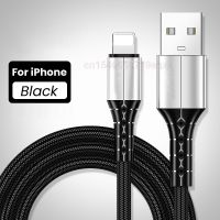 ชาร์จไฟรวดเร็ว Usb แบบถักไนลอนสายสำหรับ Iphone Pro Xs X 11 Xr 7ที่ชาร์จ2.4a ได้อย่างรวดเร็ว6S 12 Plus 13 8