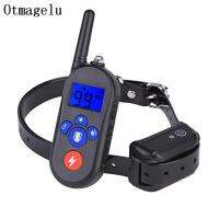 ZZOOI 2018 New Style Electronic Dog Training Collars With LCD Blue Screen Display Rechargeable 100 Levels Pet Electronic Dog Collars