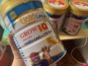 Sữa tăng chiều cao cho bé từ 1 đến 15 tuổi Goldlay Grow IQ lon 900g