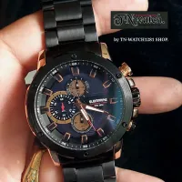 US SUBMARINE CHRONOGRAPH รุ่น TA-8399M นาฬิกาข้อมือผู้ชายจับเวลาระบบควอทซ์สแตนเลสติลกันน้ำพร้อมกล่อง ร้านนาฬิกาTN-WATCH1281