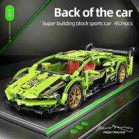 High-Tech Racing Sports Car Creation Expert Building Block 452pcs Racing Model Childrens Toys for Boyfriends Birthday Gifts