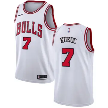 Big & Tall Men's Toni Kukoc Chicago Bulls Adidas Authentic White Home Jersey